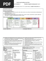 Smallgroup Lesson Plan