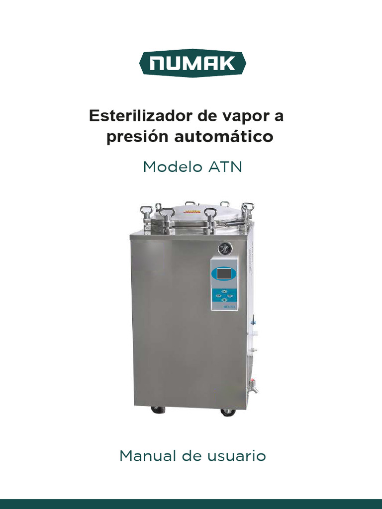 Manual de Autoclave Numak ATN | PDF