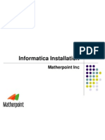 Informatica Installation