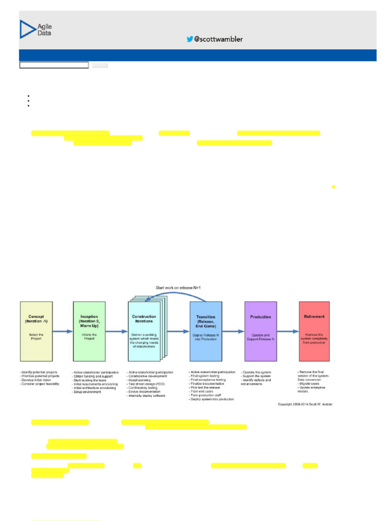 Agile Best Practices For Data Warehousing (DW) Bus | PDF | Agile ...