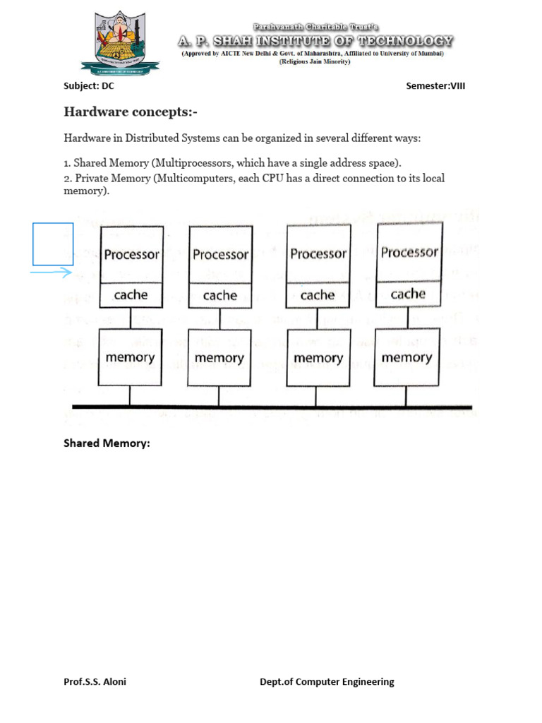 Hardware Concepts in Distributed Systems | PDF
