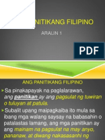 Aralin 1 Ang Panitikang Filipino