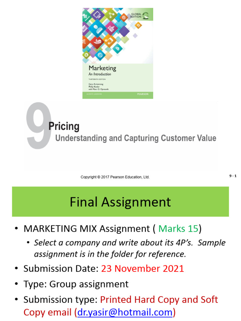 Marketing Mix: Pricing Strategies Explained | PDF | Pricing | Demand