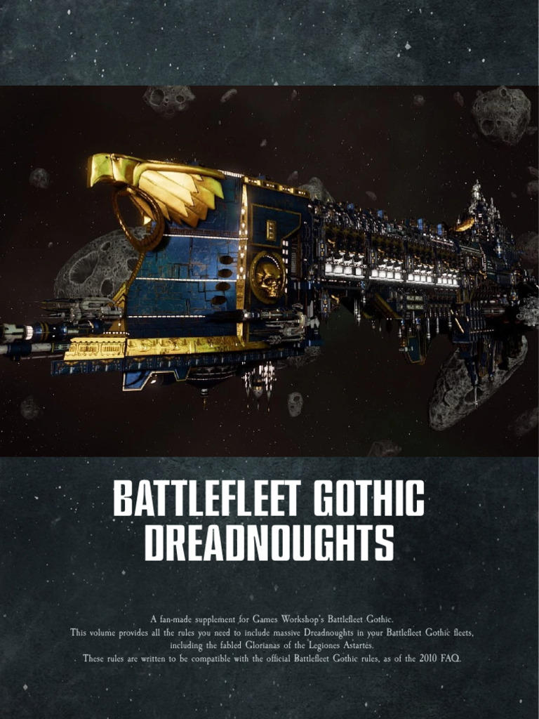 Battlefleet Gothic Dreadnought Rules | PDF | Gun Turret | Battleship