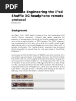 Reverse Engineering The Ipod Shuffle 3G Headphone Remote Protocol