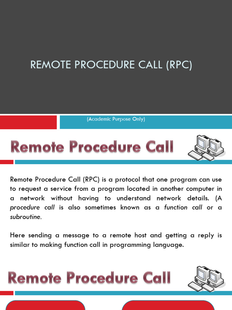 Understanding Remote Procedure Calls | PDF | Computer Networking ...