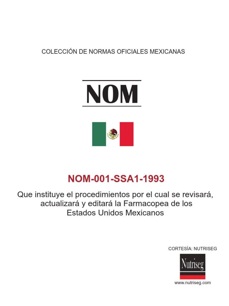NOM001SSA11993 Farmacia Medicamentos con receta