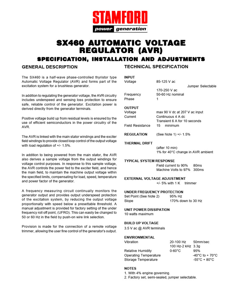SX 460 | PDF | Detector (Radio) | Amplifier