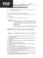 Compound Sentences