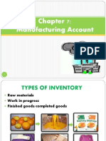 Chapter 7:manufacturing Account