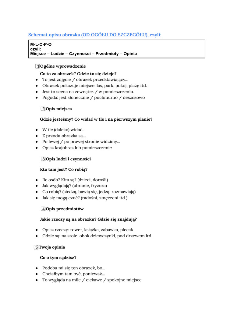 Opis Obrazka | PDF
