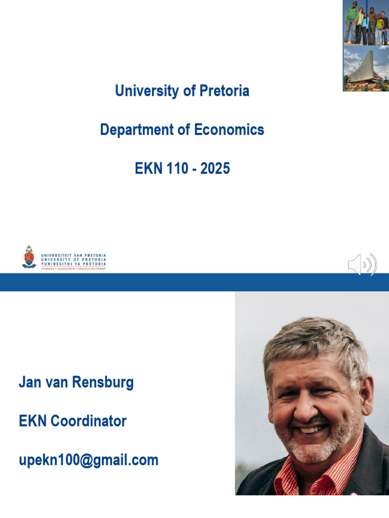 Introduction Lecture EKN 110 2025 | PDF
