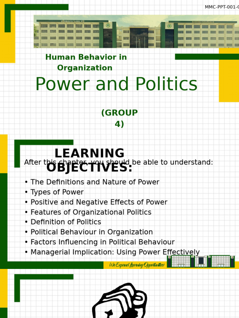 Understanding Power and Politics in Organizations | PDF | Power (Social ...