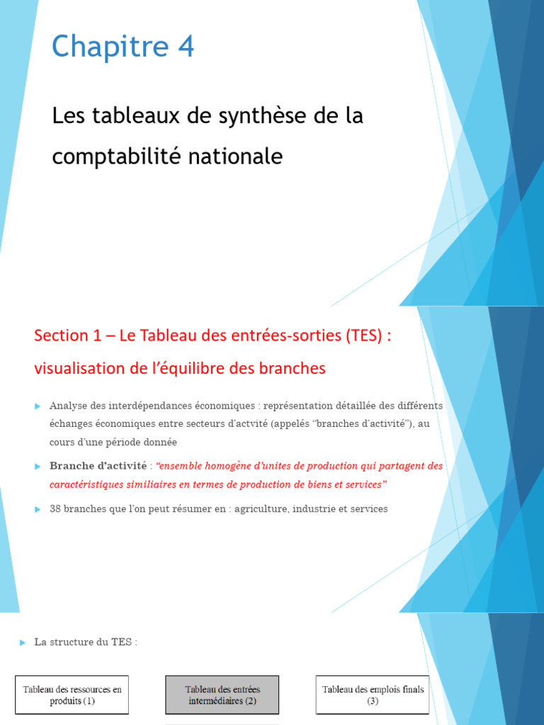 Tableaux de synthèse en comptabilité nationale | PDF | Valeur ajoutée ...