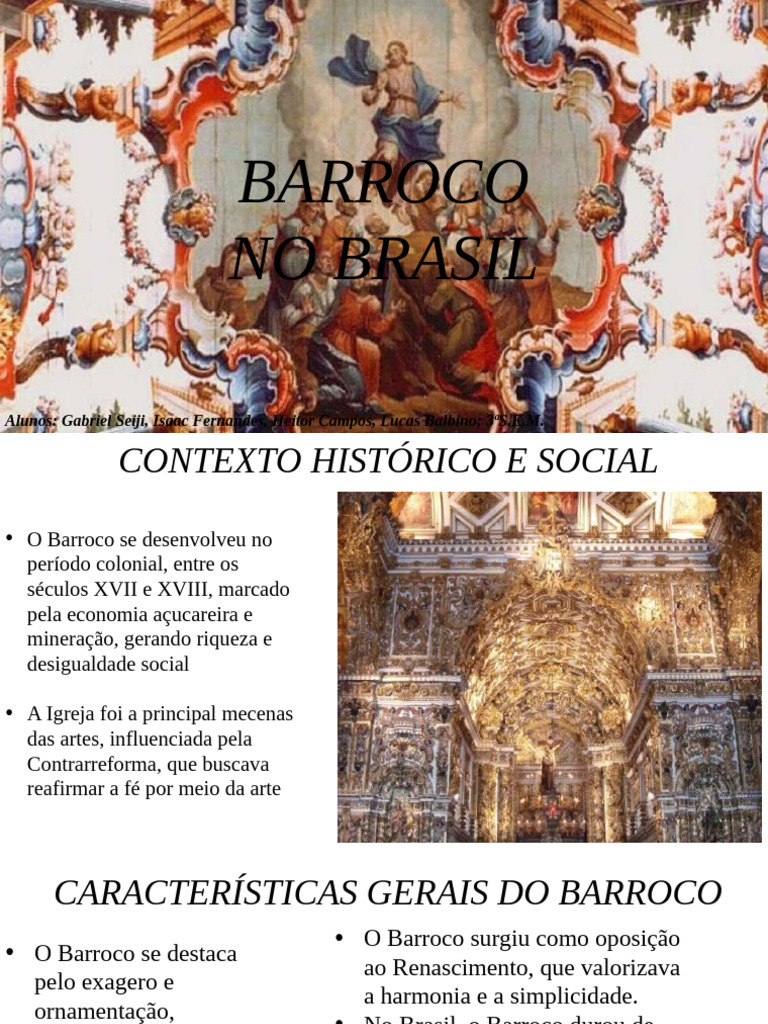 Barroco no Brasil: História e Artistas | PDF | Barroco