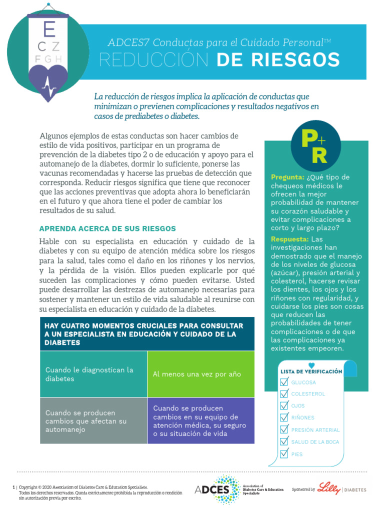 Resultados del modelo ADCES7 en diabetes | PDF | Diabetes | Comportamiento