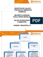 Exposicion Concepto de Calor y Definicion de Ambientes