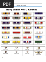 AFJROTC Ribbon Requirements Overview | PDF | Awards And Decorations Of ...