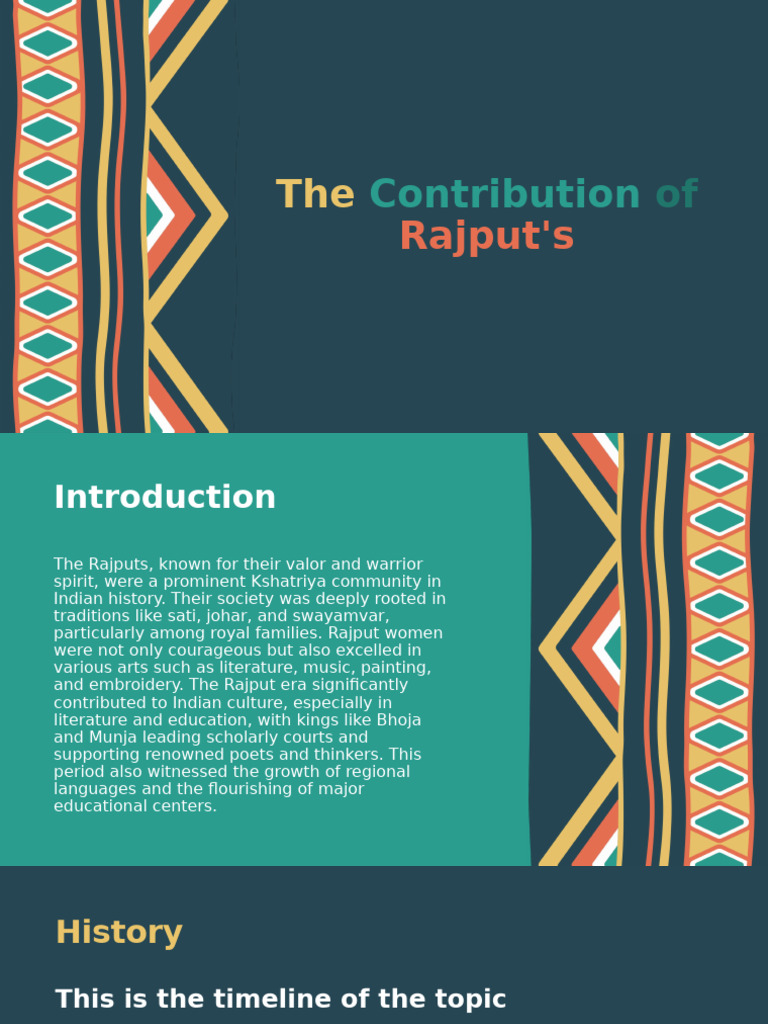 The Contribution of Rajput's | PDF