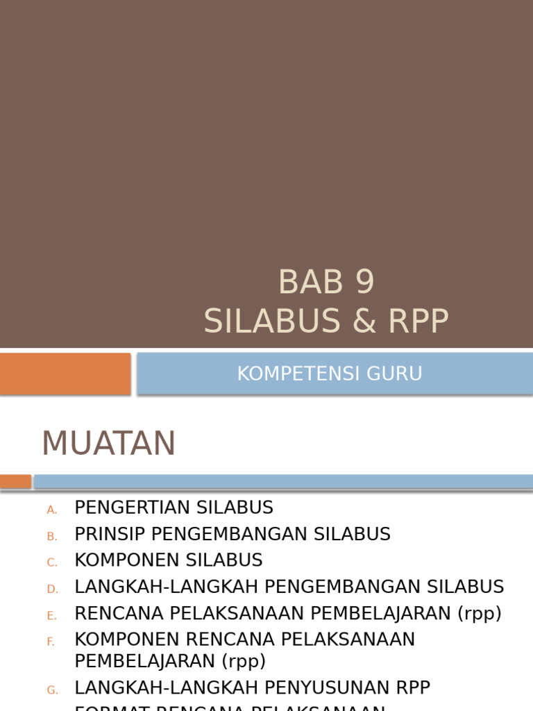 Vii - Silabus & RPP | PDF
