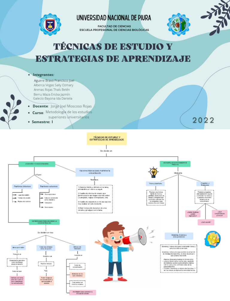 Técnicas de Estudio y Estrategias de Aprendizaje | PDF | Lectura veloz ...