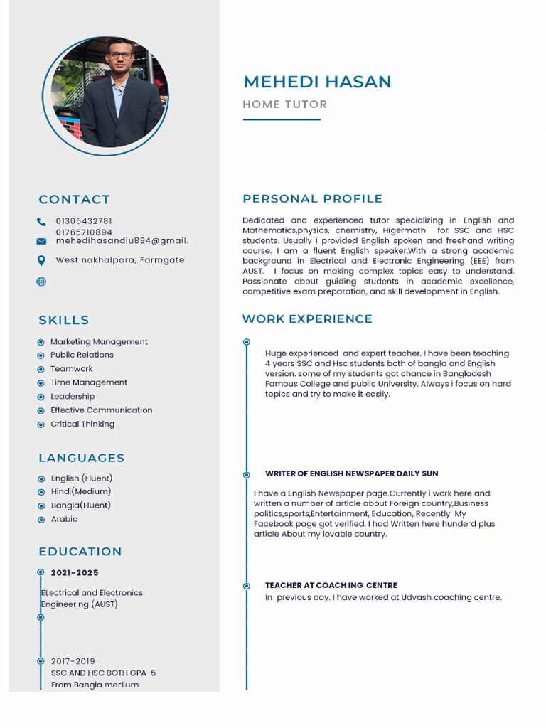 Blue and Gray Simple Professional - 1