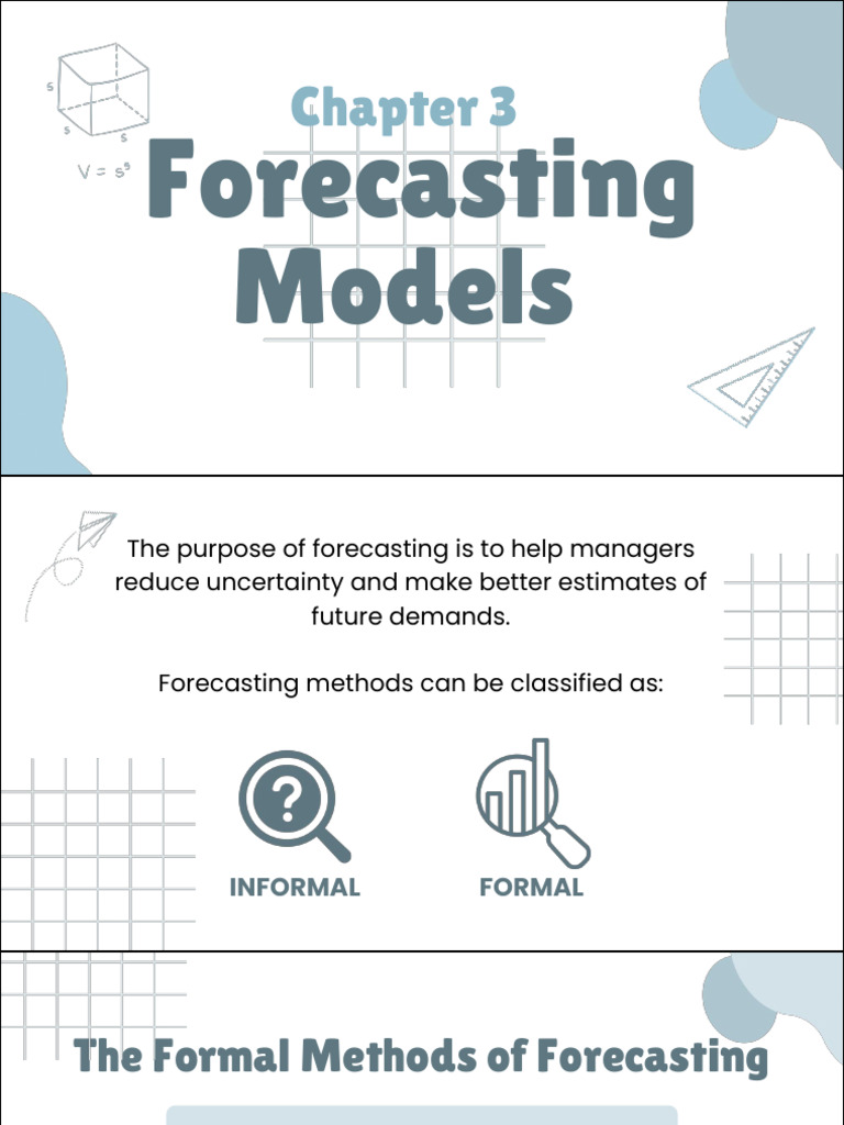 Forecasting Methods for Demand Estimation | PDF | Forecasting | Moving ...