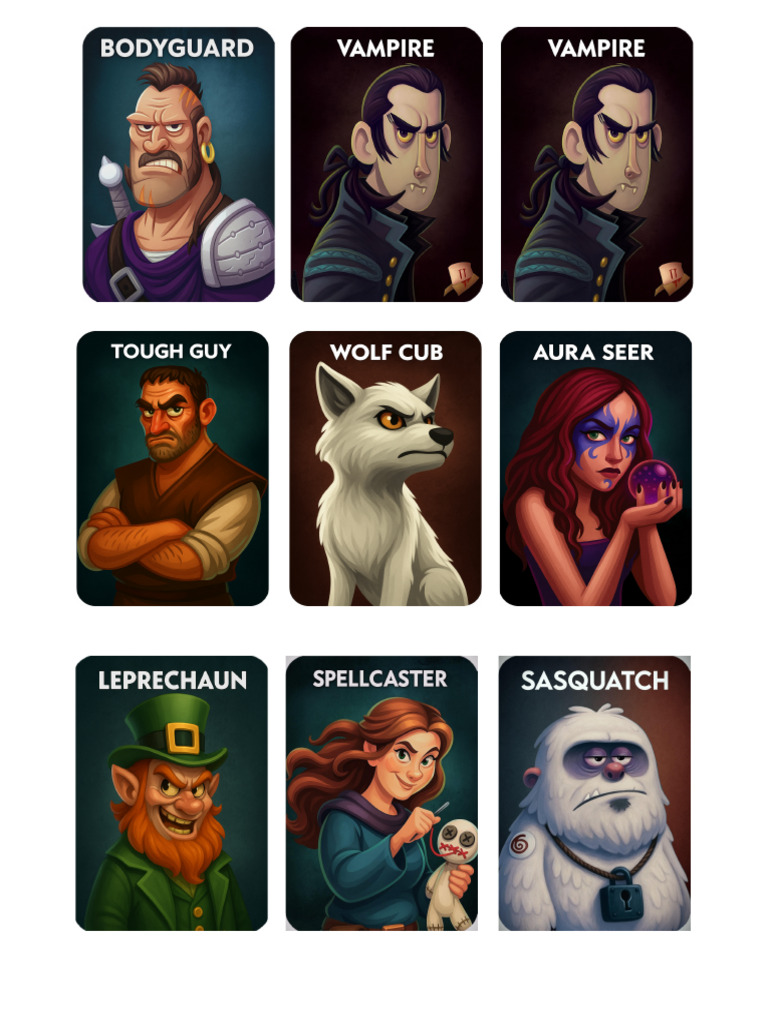 Werewolf Werewolf One Night Crads Bonus Roles | PDF