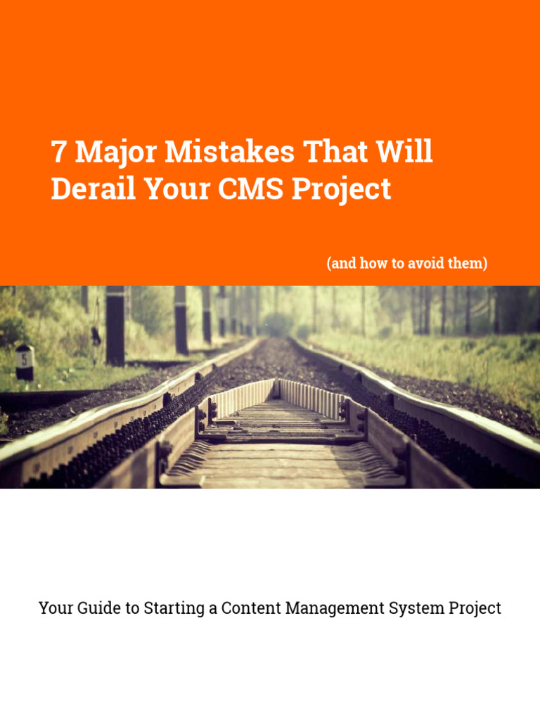 Avoid CMS Project Mistakes: A Guide | PDF | Personal Computers ...