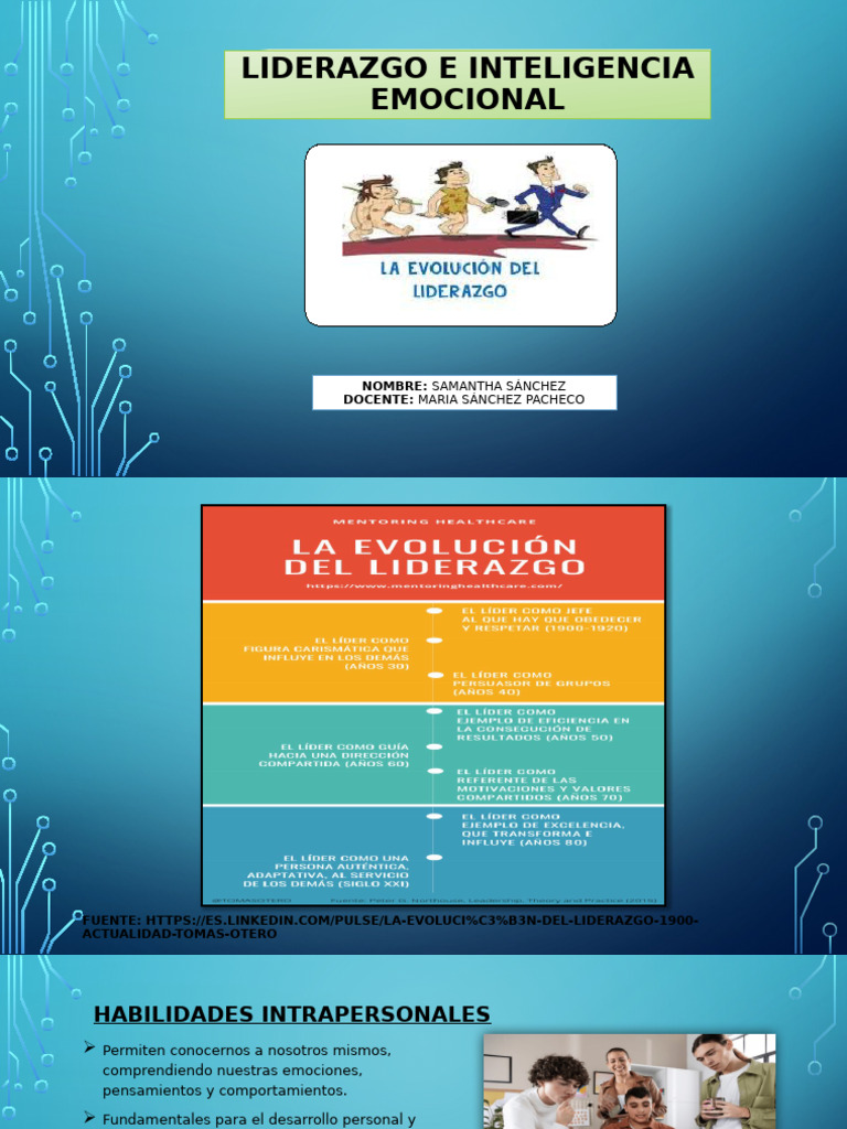 Evolución Del Liderazgo | PDF | Las emociones | Liderazgo