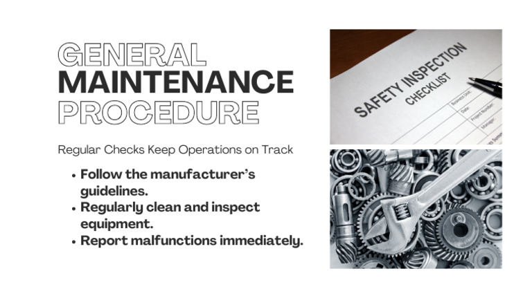 General Maintenance | PDF