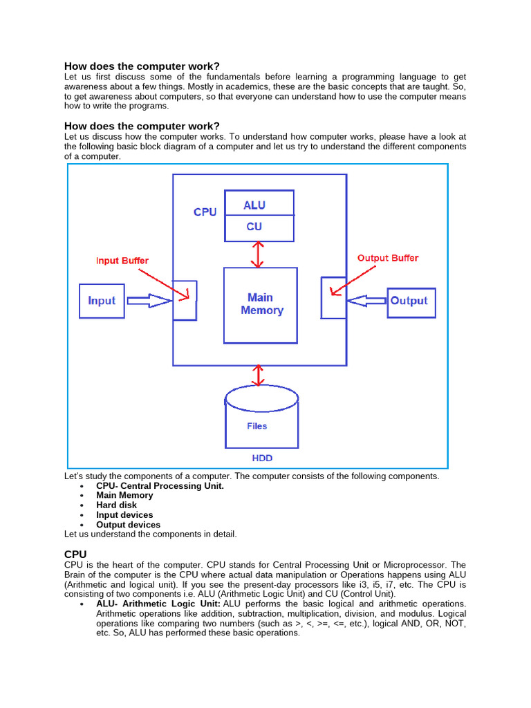 Understanding Computer Components | PDF | Central Processing Unit ...