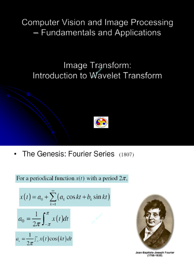 Wavelet Transform in Image Processing | PDF | Wavelet | Signal Processing