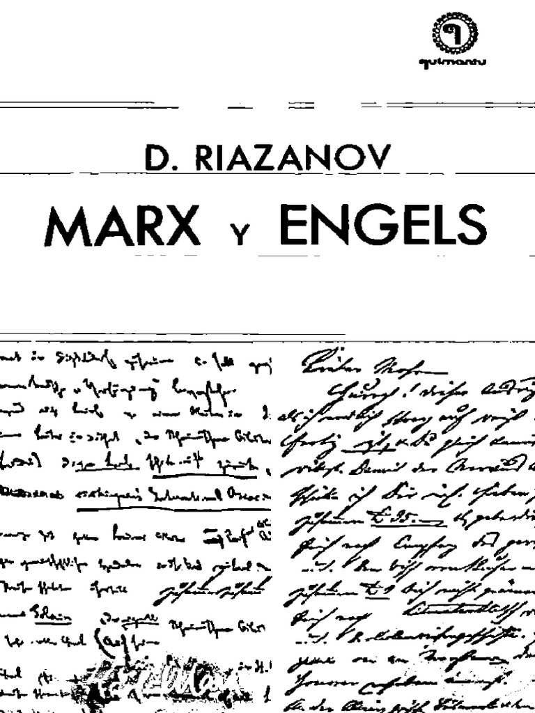 Marx y Engels: Teoría y Revolución Social | PDF | Karl Marx | Friedrich ...