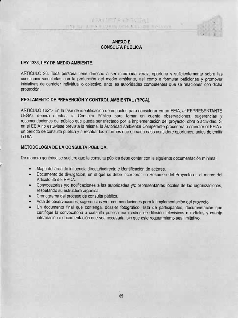 D.S.3549 - Anexo e | PDF