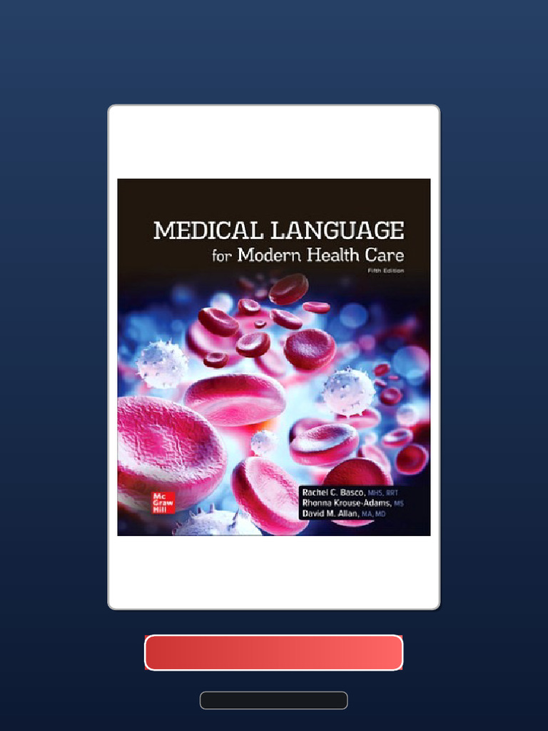 Medical Language For Modern Health Care 5th Edition Basco Solution ...