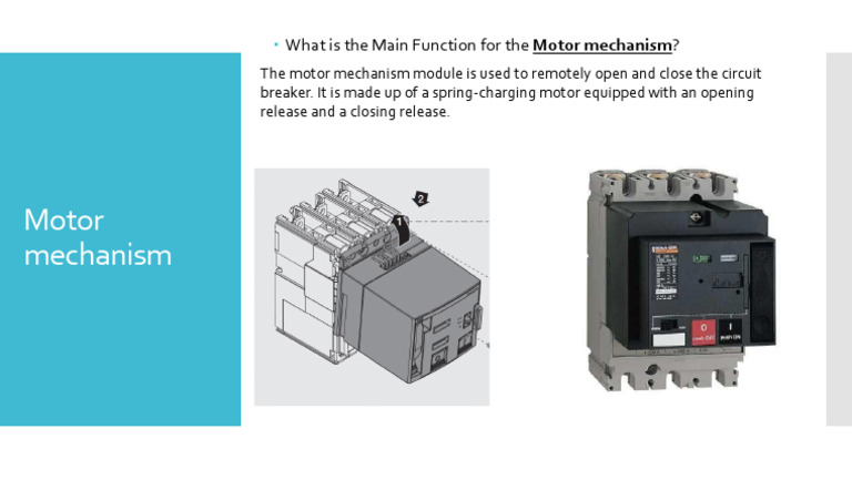 Spring-Charging Motor in Circuit Breaker | PDF