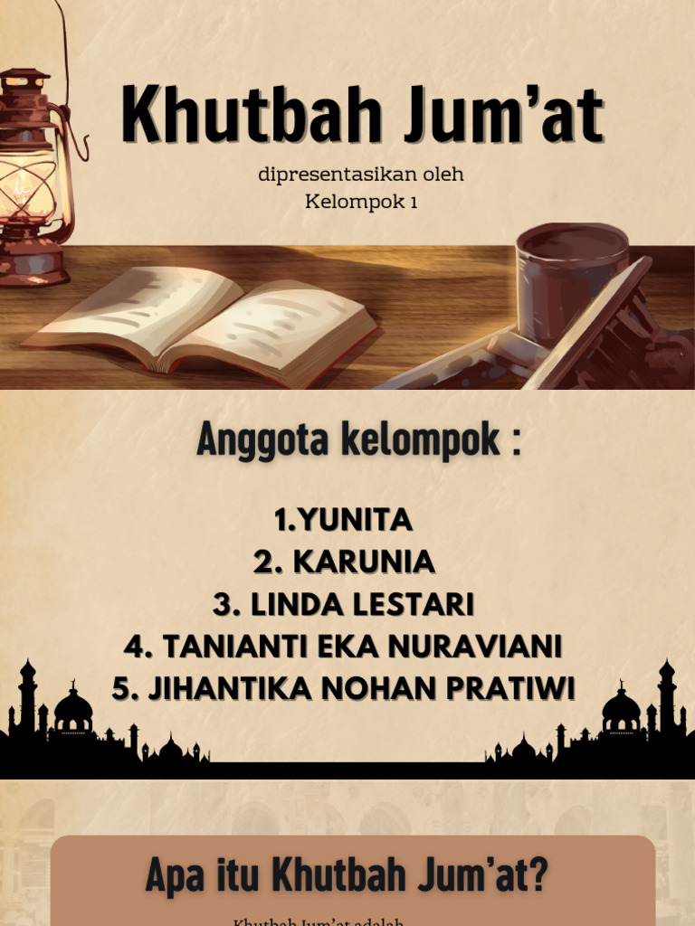 Rukun dan Syarat Khutbah Jum'at | PDF