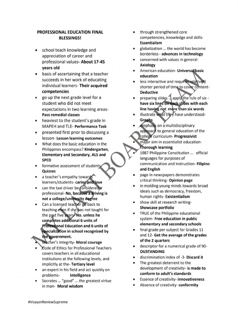 Professional Education - Letmarch25 | PDF
