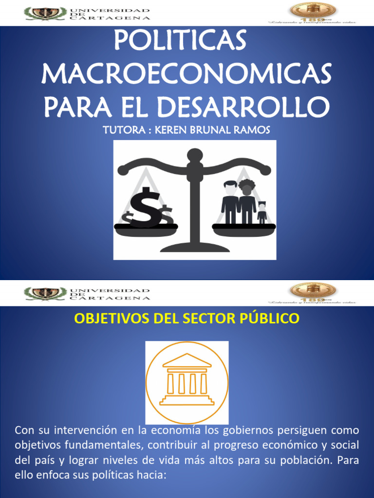 Políticas Macroeconómicas para el Desarrollo | PDF | Dinero | Tipo de ...