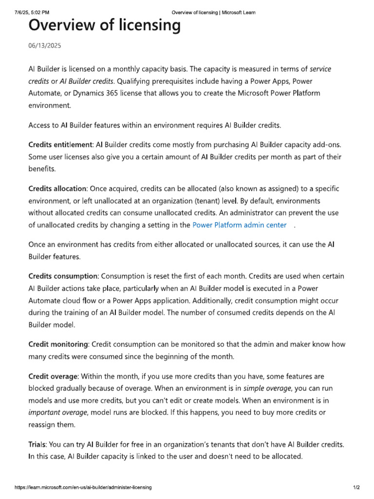Overview of Licensing | PDF