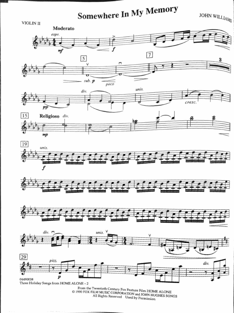 Violin 2 Pdf