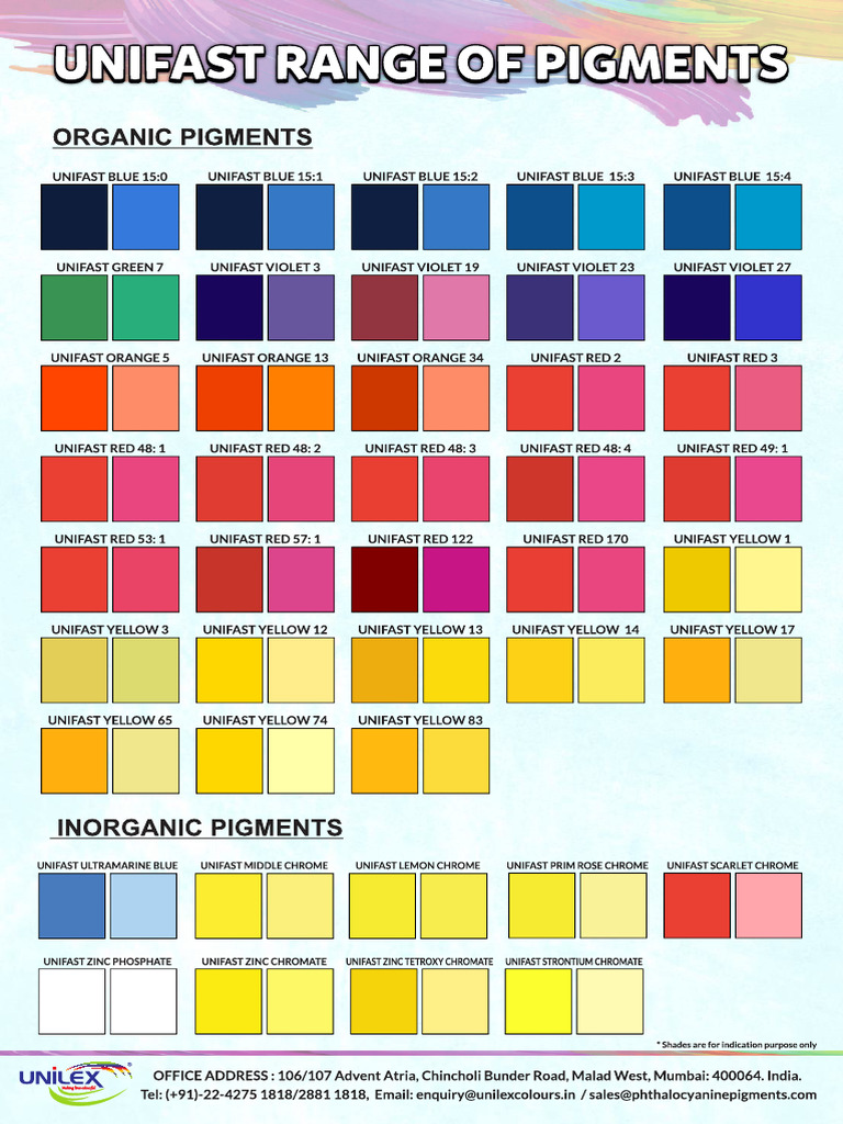 Unilex - Pigments | PDF