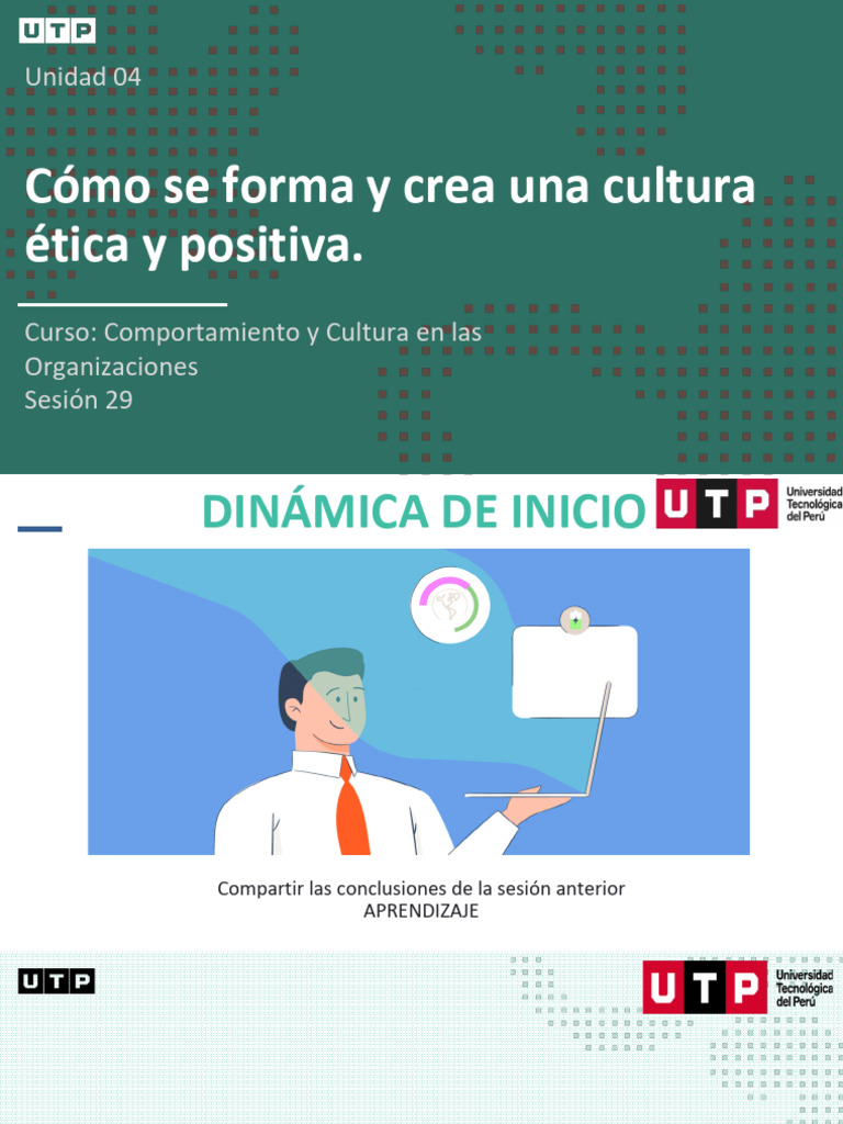 S15 - s1 Cómo Se Forma y Crea Una Cultura Ética y Positiva | PDF ...