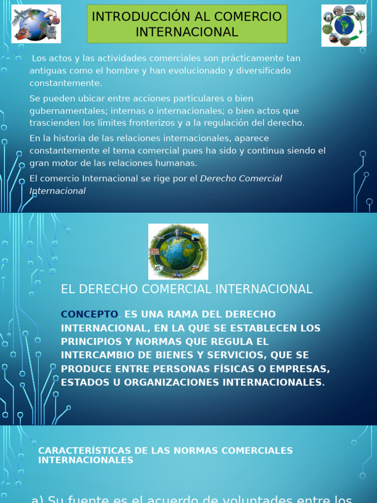 Introducción al Derecho Comercial Internacional | PDF | El comercio ...