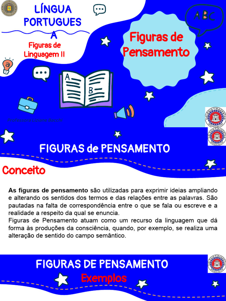 Figuras de Pensamento na Linguagem | PDF | Pensamento | Ironia