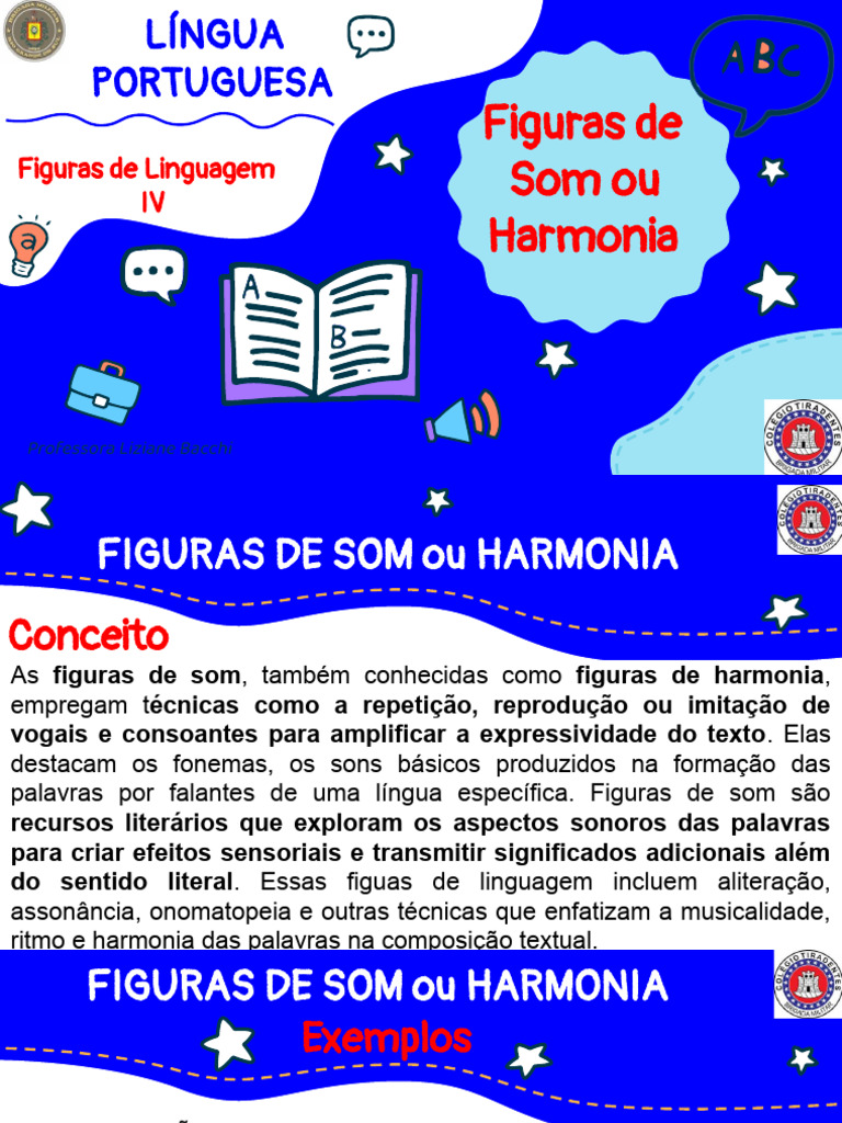 Figuras de Som na Língua Portuguesa | PDF | Fonema | Som