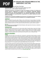 Download Diagnosis of Stroke and Stroke Mimics in the Emergency Setting by idno1008 SN88519201 doc pdf
