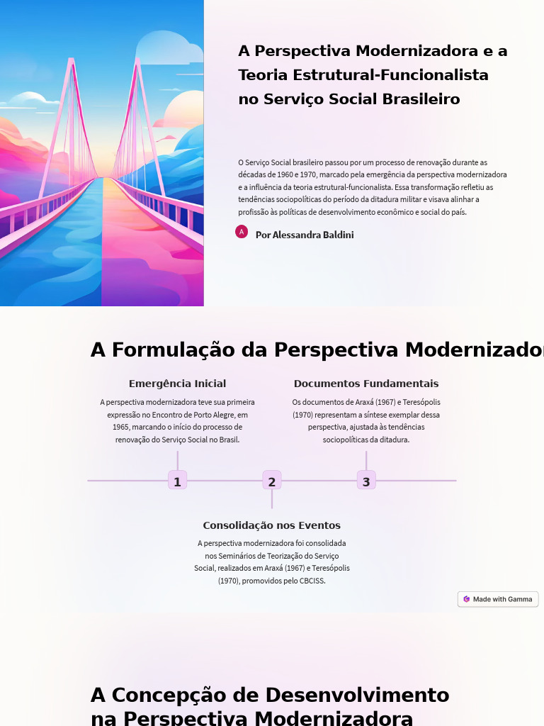 A Perspectiva Modernizadora e A Teoria Estrutural Funcionalista No ...