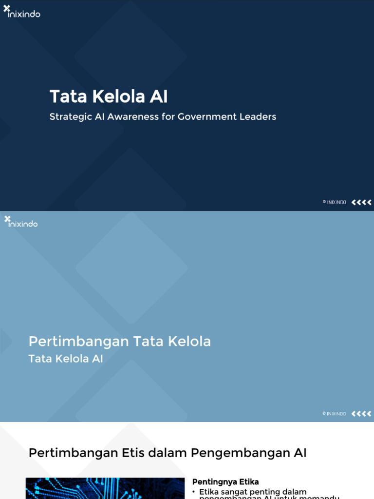 Tata Kelola Etis untuk AI di Pemerintahan | PDF